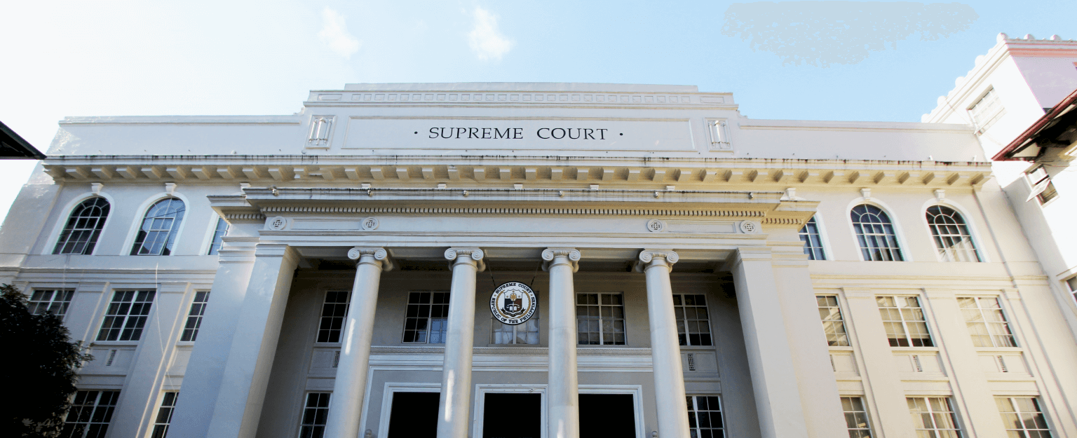 Façade of the Supreme Court building